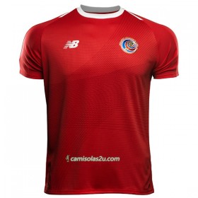 Camisolas de Futebol Costa Rica Equipamento Principal Copa do Mundo 2018 Manga Curta